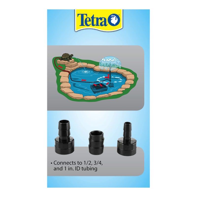 TetraPond Pond Pump Fountain Set, Spray/Bell/Frothy Patterns - Image 2